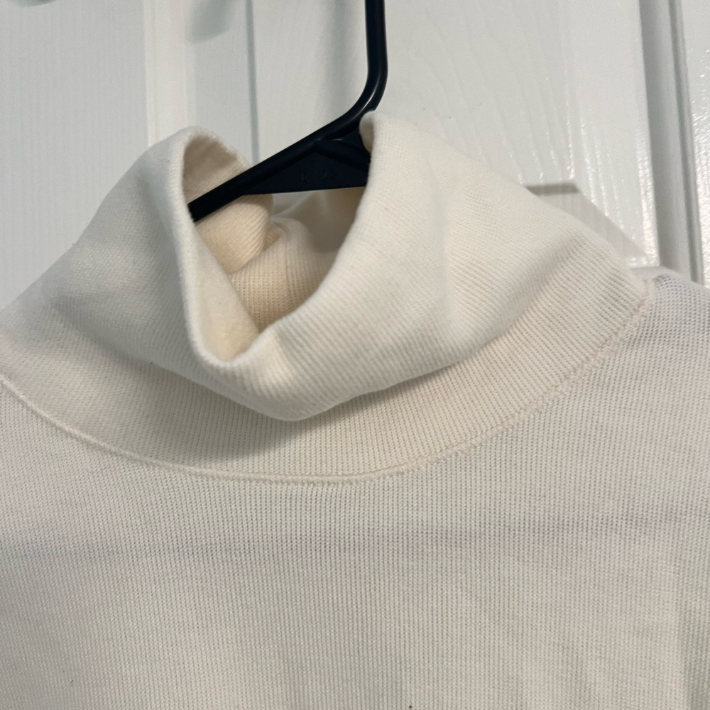 Zara Ecru High Neck Soft Sweater - Picture 3 of 6
